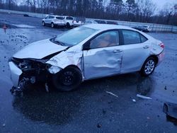 Toyota Corolla salvage cars for sale: 2019 Toyota Corolla L