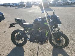 Kawasaki salvage cars for sale: 2022 Kawasaki ER650 L