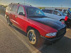 Dodge Durango salvage cars for sale: 2002 Dodge Durango Sport