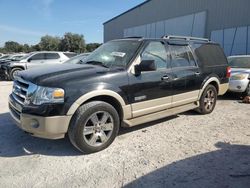 Ford Expedition salvage cars for sale: 2007 Ford Expedition EL Eddie Bauer