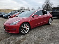 Tesla Model 3 salvage cars for sale: 2018 Tesla Model 3