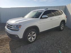 Volkswagen salvage cars for sale: 2019 Volkswagen Atlas SE