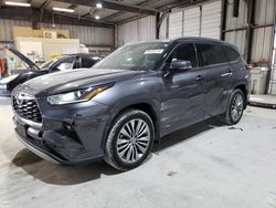 Toyota Highlander salvage cars for sale: 2021 Toyota Highlander Hybrid Platinum