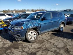 Volkswagen Atlas salvage cars for sale: 2019 Volkswagen Atlas SE