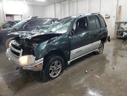 Chevrolet salvage cars for sale: 2002 Chevrolet Tracker LT