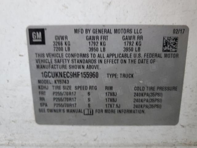 2017 Chevrolet Silverado K1500