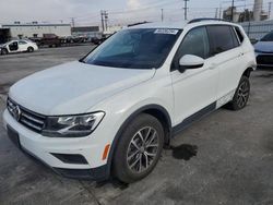 Volkswagen salvage cars for sale: 2021 Volkswagen Tiguan S