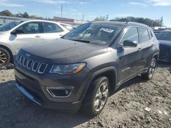 Jeep salvage cars for sale: 2021 Jeep Compass Limited