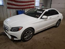 Mercedes-Benz salvage cars for sale: 2015 Mercedes-Benz C 300 4matic