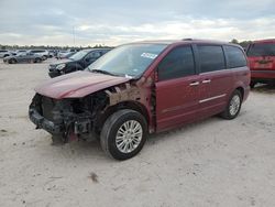 Chrysler Town & Country Limited pl salvage cars for sale: 2015 Chrysler Town & Country Limited Platinum