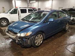 Honda salvage cars for sale: 2011 Honda Civic LX