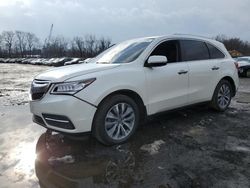 Acura mdx salvage cars for sale: 2016 Acura MDX Technology