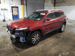 Salvage cars for sale from Copart Glassboro, NJ: 2016 Jeep Cherokee Limited