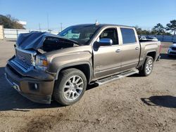 GMC salvage cars for sale: 2015 GMC Sierra K1500 Denali