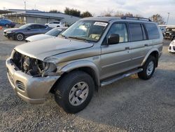 Mitsubishi Montero salvage cars for sale: 2003 Mitsubishi Montero Sport XLS