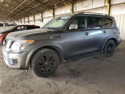 Nissan salvage cars for sale: 2019 Nissan Armada Platinum