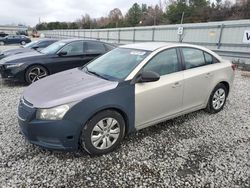 Chevrolet Cruze salvage cars for sale: 2012 Chevrolet Cruze LS