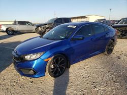 Honda Civic Sport salvage cars for sale: 2020 Honda Civic Sport