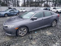 Honda salvage cars for sale: 2018 Honda Civic LX