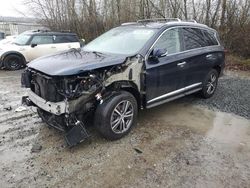 Infiniti Vehiculos salvage en venta: 2019 Infiniti QX60 Luxe