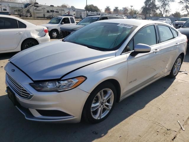 2018 Ford Fusion SE Hybrid