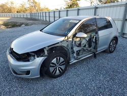 Volkswagen Golf salvage cars for sale: 2019 Volkswagen E-GOLF SEL Premium