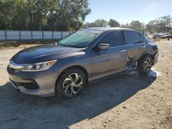 Salvage cars for sale from Copart Ocala, FL: 2017 Honda Accord LX