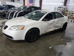 Pontiac salvage cars for sale: 2007 Pontiac G6 Base