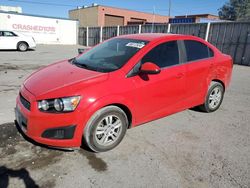 Chevrolet Sonic salvage cars for sale: 2015 Chevrolet Sonic LT