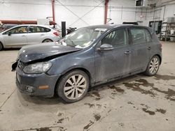 Volkswagen salvage cars for sale: 2012 Volkswagen Golf