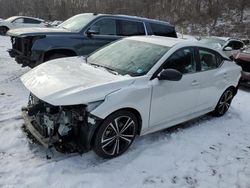 Nissan salvage cars for sale: 2020 Nissan Sentra SR