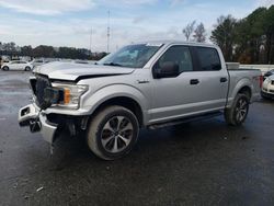 Salvage cars for sale from Copart Dunn, NC: 2019 Ford F150 Supercrew