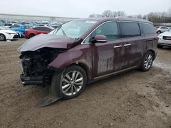 KIA Sedona salvage cars for sale: 2018 KIA Sedona SXL