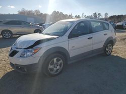 Pontiac Vibe salvage cars for sale: 2007 Pontiac Vibe