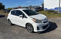 Toyota Yaris salvage cars for sale: 2012 Toyota Yaris