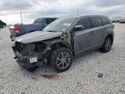 Toyota Highlander salvage cars for sale: 2018 Toyota Highlander SE