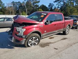 Ford salvage cars for sale: 2015 Ford F150 Supercrew