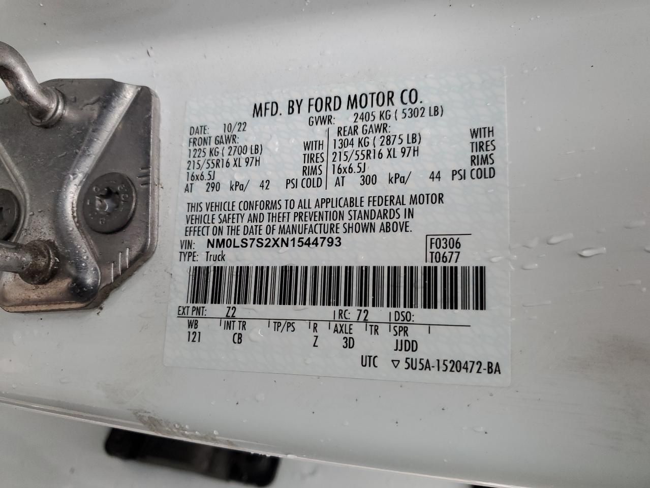 2022 Ford Transit Connect xl