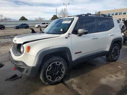 Jeep Renegade salvage cars for sale: 2017 Jeep Renegade Trailhawk