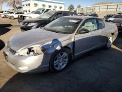 Chevrolet Montecarlo Vehiculos salvage en venta: 2006 Chevrolet Monte Carlo LT