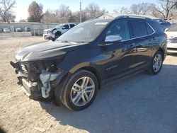 Salvage cars for sale from Copart Wichita, KS: 2018 Chevrolet Equinox Premier