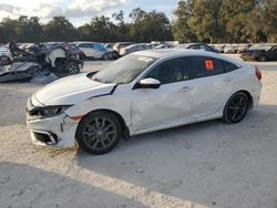 Salvage cars for sale from Copart Ocala, FL: 2021 Honda Civic EXL