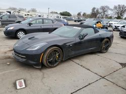 Chevrolet Corvette salvage cars for sale: 2019 Chevrolet Corvette Stingray 3LT