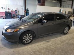 Honda salvage cars for sale: 2012 Honda Civic LX