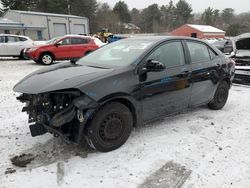 Salvage cars for sale from Copart Mendon, MA: 2015 Toyota Corolla L