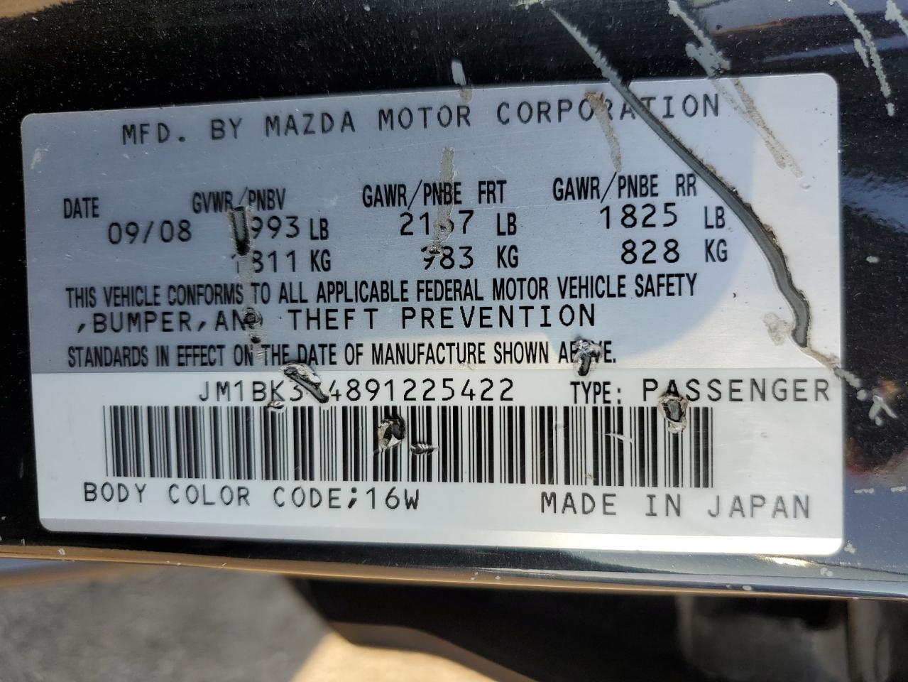 2009 Mazda 3 S