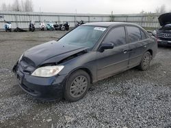 Honda Civic salvage cars for sale: 2004 Honda Civic LX