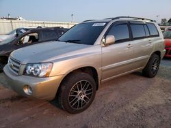 Toyota Highlander salvage cars for sale: 2003 Toyota Highlander Limited