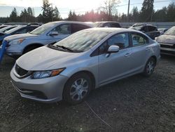 Honda Civic salvage cars for sale: 2013 Honda Civic Hybrid