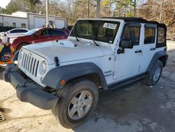 Jeep salvage cars for sale: 2015 Jeep Wrangler Unlimited Sport